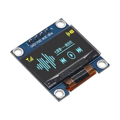 Imagem de Módulo De Display OLED 128X64 De 0,96 Polegadas SSD1306 I2C IIC SPI LCD Para Arduino Com Conectores