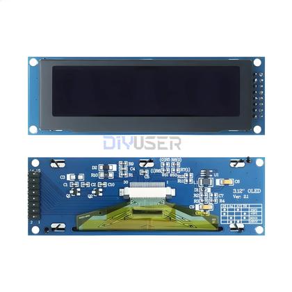 Imagem de Módulo De Display OLED 256x64 De 3,12 Polegadas Com Interface SPI I2C Para Arduino STM32 Raspberry