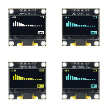 Imagem de Módulo De Display OLED Branco De 0,96 Polegadas 128x64 I2C SSD1306 Tela LCD Para Arduino DIYUSER