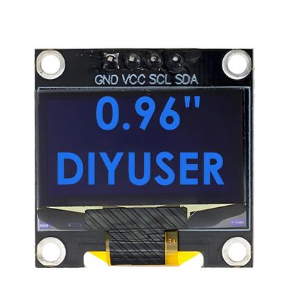 Imagem de Módulo De Display OLED Branco De 0,96 Polegadas 128x64 I2C SSD1306 Tela LCD Para Arduino DIYUSER