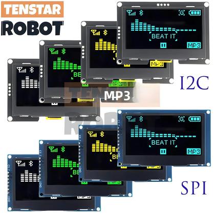 Imagem de Módulo De Display OLED LCD De 2.4 Polegadas 128x64 SSD1309 Interface IIC I2C SPI De 4 Pinos