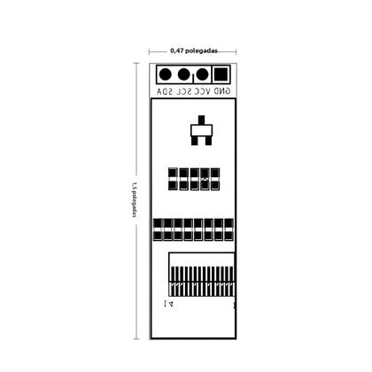 Imagem de Módulo De Display OLED LCD I2C SPI De 0,91 Polegadas 6 Pinos Para Arduino Raspberry Pi Placa SSD136