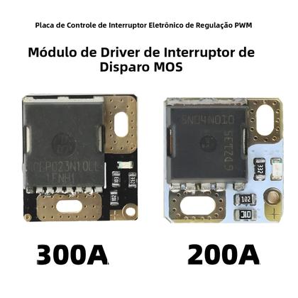 Imagem de Módulo De Driver De Interruptor Mini MOS De 200A 300A Com Regulação PWM Placa De Controle Eletrônico