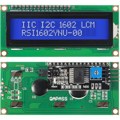 Imagem de Módulo De Exibição Retroiluminado Com Tela LCD 1602 2 X 16 Caracteres Para Arduino Duemilanove R3