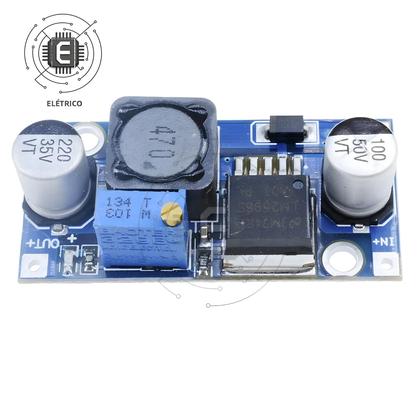 Imagem de Módulo De Fonte De Alimentação DC-DC Ajustável 3A LM2596s, 5 Peças, Conversor Buck Regulador De