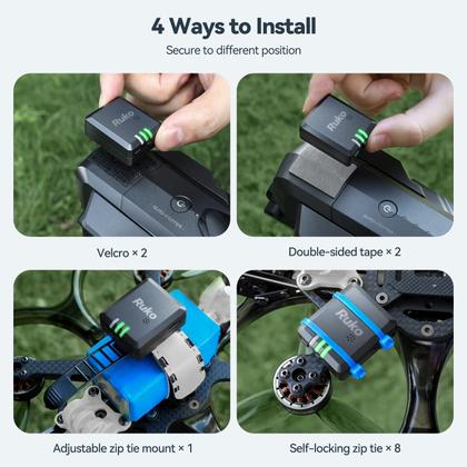 Imagem de Módulo de identificação remota Ruko R111S GPS Tracker para drone FPV FAA