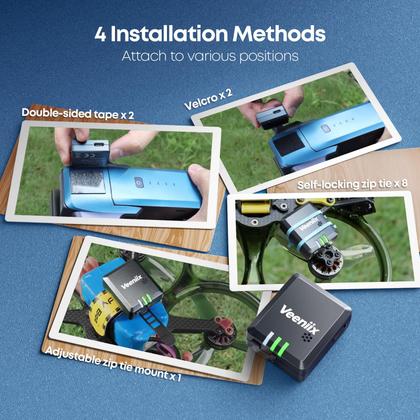 Imagem de Módulo de identificação remota Veeniix Buzzing V113S para drones compatível com FAA