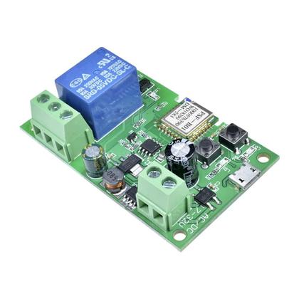 Imagem de Módulo De Interruptor De Relé Com Controle Remoto WiFi 433MHZ, Bloqueio Automático, Casa