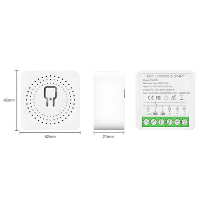 Imagem de Módulo De Interruptor Dimmer Inteligente WiFi ZigBee AC110-240V Interruptor De Luz DIY Funciona Com