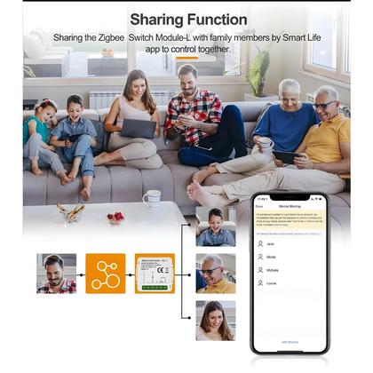Imagem de Módulo De Interruptor Mini Inteligente Zigbee Tuya Sem Fio Neutro Necessário Compatível Com Alexa