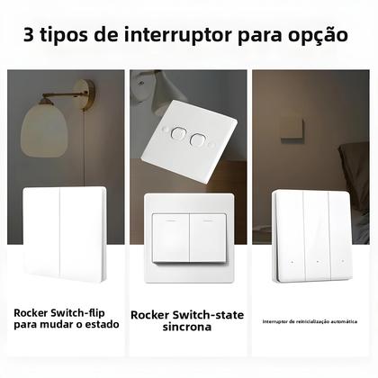 Imagem de Módulo De Interruptor Mini Inteligente Zigbee Tuya Sem Fio Neutro Necessário Compatível Com Alexa