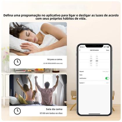 Imagem de Módulo De Interruptor Wifi Inteligente 16A Medidor De Energia Controle De 2 Vias Tuya Alexa Google