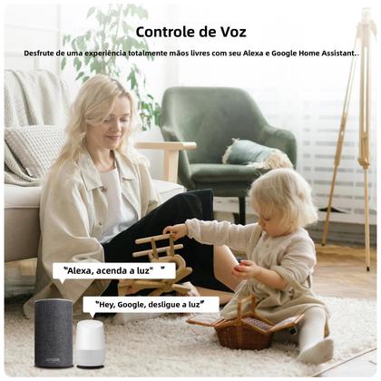 Imagem de Módulo De Interruptor Wifi Inteligente 16A Medidor De Energia Controle De 2 Vias Tuya Alexa Google