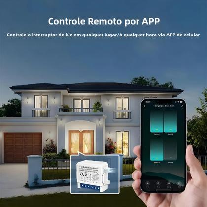 Imagem de Módulo De Interruptores De Luz WiFi Inteligente 1/2/3/4 Gang Tuya DIY Controle Bidirecional Alexa