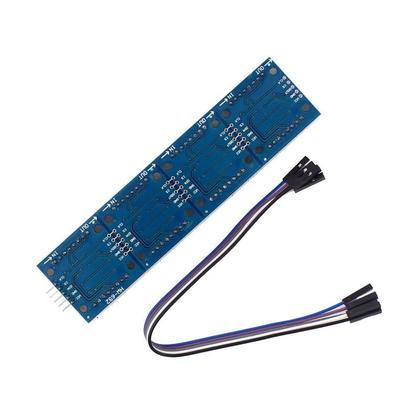 Imagem de Módulo De Matriz De Pontos MAX7219 32x8 4 Em 1 Display LED Para Arduino Raspberry Pi 5 Pinos
