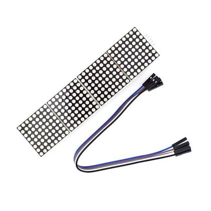 Imagem de Módulo De Matriz De Pontos MAX7219 32x8 4 Em 1 Display LED Para Arduino Raspberry Pi 5 Pinos