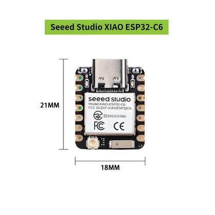 Imagem de Módulo De Placa De Desenvolvimento Mini WiFi6 BLE 5.0 ESP32-C6 Para Arduino IoT Zigbee Casa