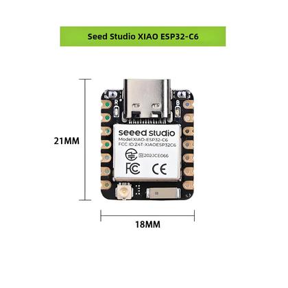 Imagem de Módulo De Placa De Desenvolvimento Mini WiFi6 BLE 5.0 ESP32-C6 Para Arduino IoT Zigbee Casa