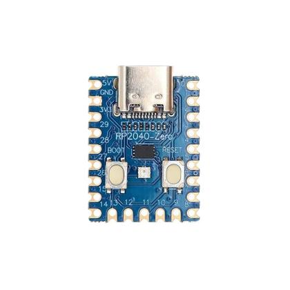 Imagem de Módulo De Placa De Desenvolvimento Raspberry Pi PICO Dual-Core TENSTAR RP2040-Zero RP2040 2MB Flash