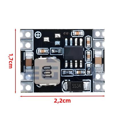 Imagem de Módulo De Potência DC-DC Ajustável MP1584EN LM2596 3.3V 5V 9V 12V 3A Saída Redutora Circuito
