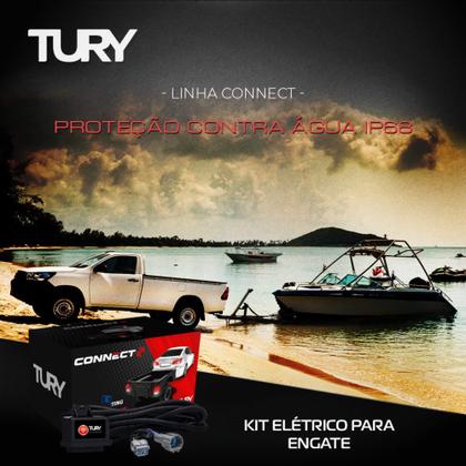 Imagem de Módulo de Proteção Elétrica para Engate compatível Onix, Spin, Cronos, Argo Tury - CONNECT5.2CL