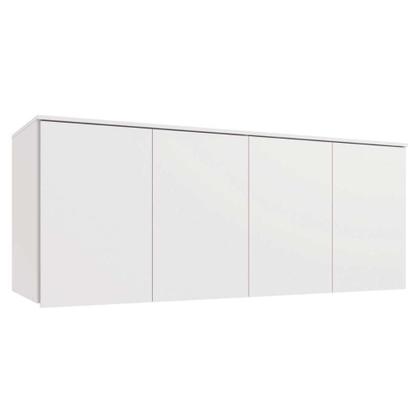 Imagem de Módulo de Quarto Adapt Armário Ponte Aéreo Queen Adapt N543 c/ 4 Portas Branco - Kappesberg