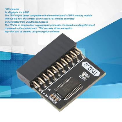 Módulo de segurança de criptografia TPM 2.0 TOPINCN para placa-mãe