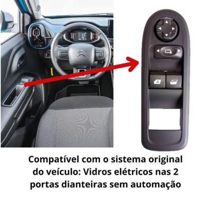 Imagem de Módulo de Vidro Anti-esmagamento C3 2022/2023 p/ Vidros Elétr. 2 portas dianteiras Tury-PRO2.19FS