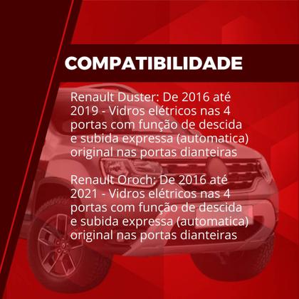 Imagem de Modulo de Vidro com Anti-esmagamento Renault Duster / Oroch Tury - PRO4.35DF