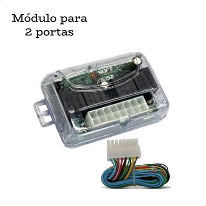 Imagem de Módulo De Vidro Elétrico Universal 2 Portas Antiesmagamento Subida E Descida Digital Soft Aw52
