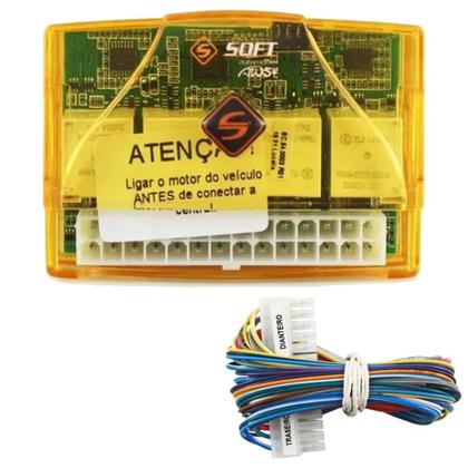 Imagem de Módulo De Vidro Elétrico Universal para Carro 4 Portas Subida Descida Automática Antiesmagamento AW54 - Soft
