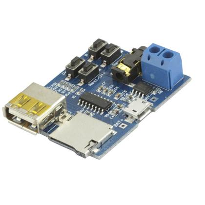 Imagem de Módulo Decodificador Amplificador De Áudio Mp3 Com Micro Usb