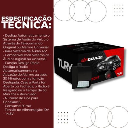 Imagem de Módulo Desliga Rádio compatível c/ Tiggo 3/Montana/Celta/Onix/Corsa/Palio/New Fiesta Tury - AC01