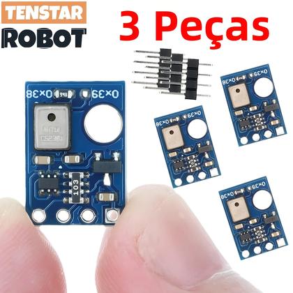Imagem de Módulo Digital De Temperatura E Umidade De Alta Precisão, Conjunto De 3 Peças, Interface I2C,