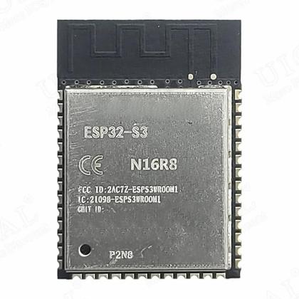 Imagem de Módulo ESP32 S3 N16R8 2.4G Wifi Bluetooth 32-Bit Dual-Core Baixo Consumo 8MB PSRAM 16MB Flash