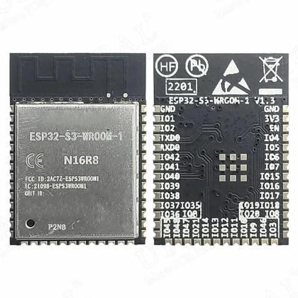 Imagem de Módulo ESP32 S3 N16R8 2.4G Wifi Bluetooth 32-Bit Dual-Core Baixo Consumo 8MB PSRAM 16MB Flash