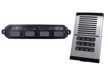 Imagem de Modulo Fileira 4 Botões MPD-AU para Porteiro Coletivo MP MPD HDL