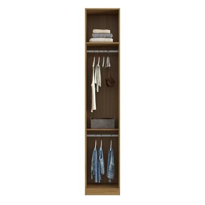 Imagem de Módulo Guarda-roupa 1 Porta com Prateleiras e Cabideiros 45cm X 240cm Clean Altezza