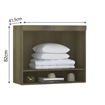 Imagem de Modulo Guarda Roupa Eucamoveis Paris 1Porta Basculante