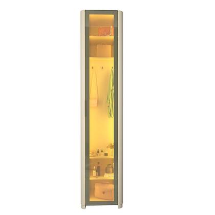 Imagem de Módulo Guarda-roupa Nicho Reflecta 1 Porta com Led 100% Mdf Innova