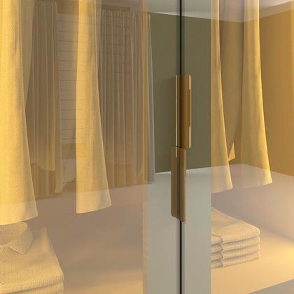 Imagem de Módulo Guarda-roupa Reflecta 2 Portas com Led 100% Mdf Innova