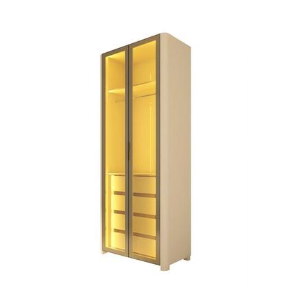 Imagem de Módulo Guarda-roupa Reflecta 2 Portas com Led 100% Mdf Innova