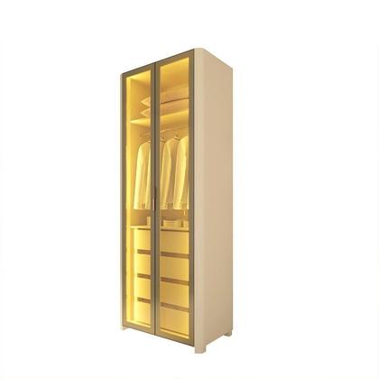 Imagem de Módulo Guarda-roupa Reflecta 2 Portas com Led 100% Mdf Innova