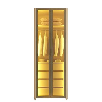 Imagem de Módulo Guarda-roupa Reflecta 2 Portas com Led 100% Mdf Innova