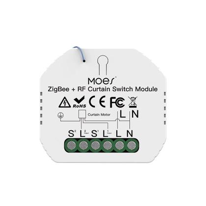 Módulo Inteligente Zigbee/RF433 para Cortinas e Persianas Motorizadas - Controle via MQTT Imagem de Módulo Inteligente Zigbee/RF433 para Cortinas e Persianas Motorizadas - Controle via MQTT