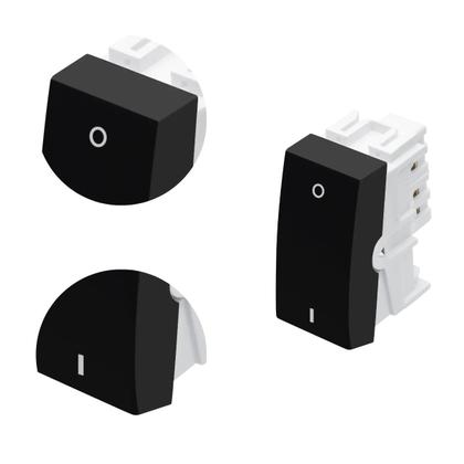 Imagem de Módulo interruptor bipolar paralelo 16a/250 - habitat black