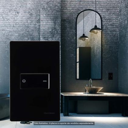 Imagem de Módulo Interruptor Bipolar Simples 10A Ebony Infiniti Margirius