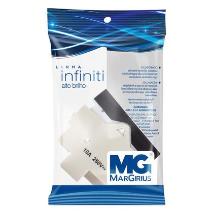 Imagem de Módulo Interruptor Bipolar Simples 10A Ebony Infiniti Margirius