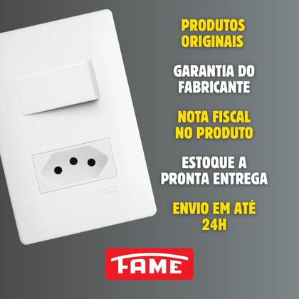 Imagem de Módulo Interruptor Bipolar Simples 16a/250v Fame Habitat