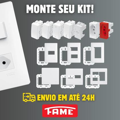 Imagem de Módulo Interruptor Bipolar Simples 16a/250v Fame Habitat